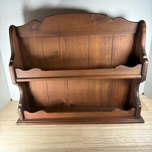 Ethan Allen Old Tavern Pine spice rack Stamped On Back Vintage American Trad.